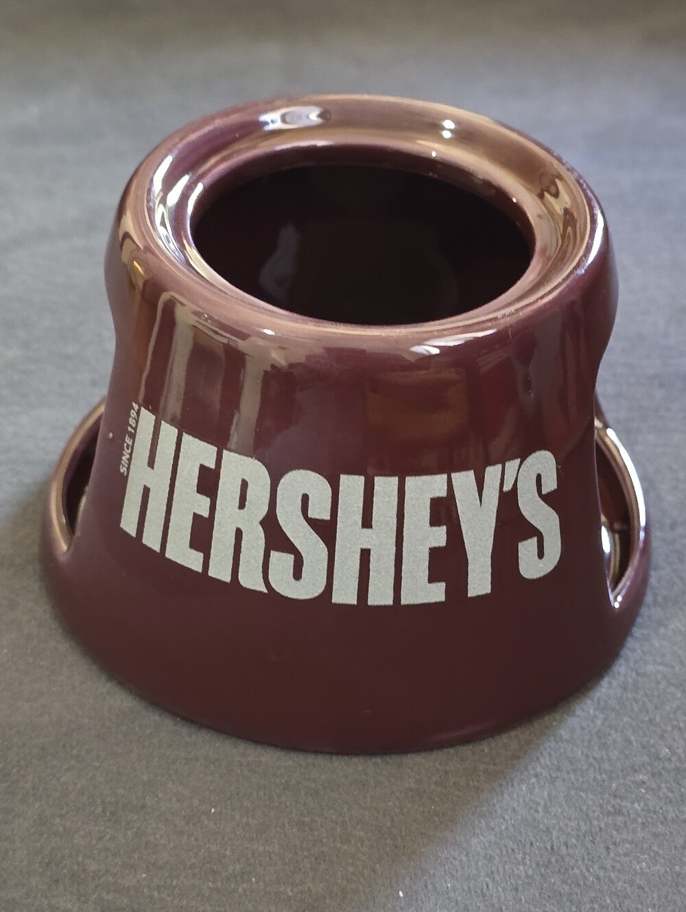 Ceramic Candy Warmer - Burgundy